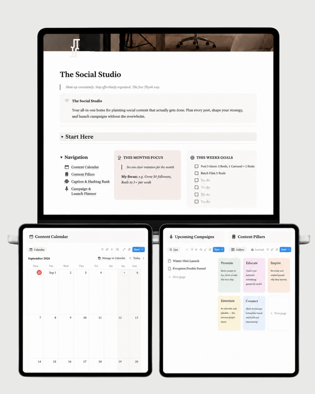 The Social Studio Template
